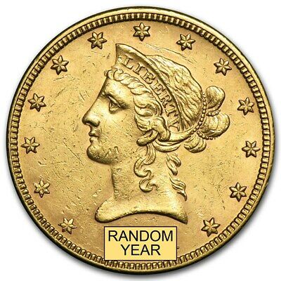 Special Price! Us Gold $10 Liberty Head Gold Eagle Random Date Au Condition