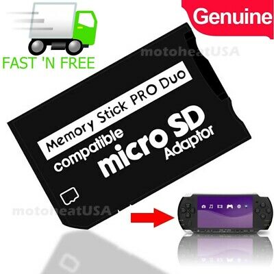 Micro Sd Sdhc Tf To Memory Stick Ms Pro Duo Psp Adapter For Psp 1000 2000 3000